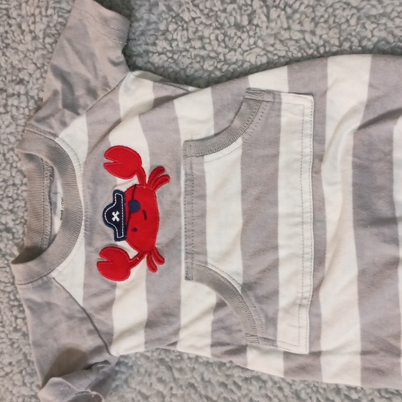 0-3 months 7 short sleeve baby boy  onesies - Picture 9 of 10